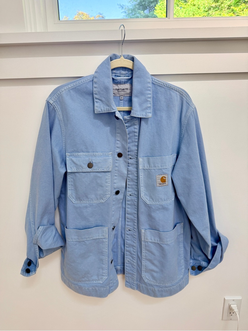 Carhartt Light Blue Utility Jacket Sz S